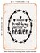 DECORATIVE METAL SIGN - Hand Picked For Earth by My Brother In Heaven - 2 - Vintage Rusty Look